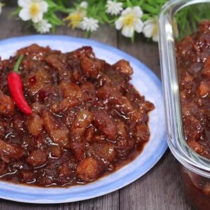 Thịt kho mắm ruốc